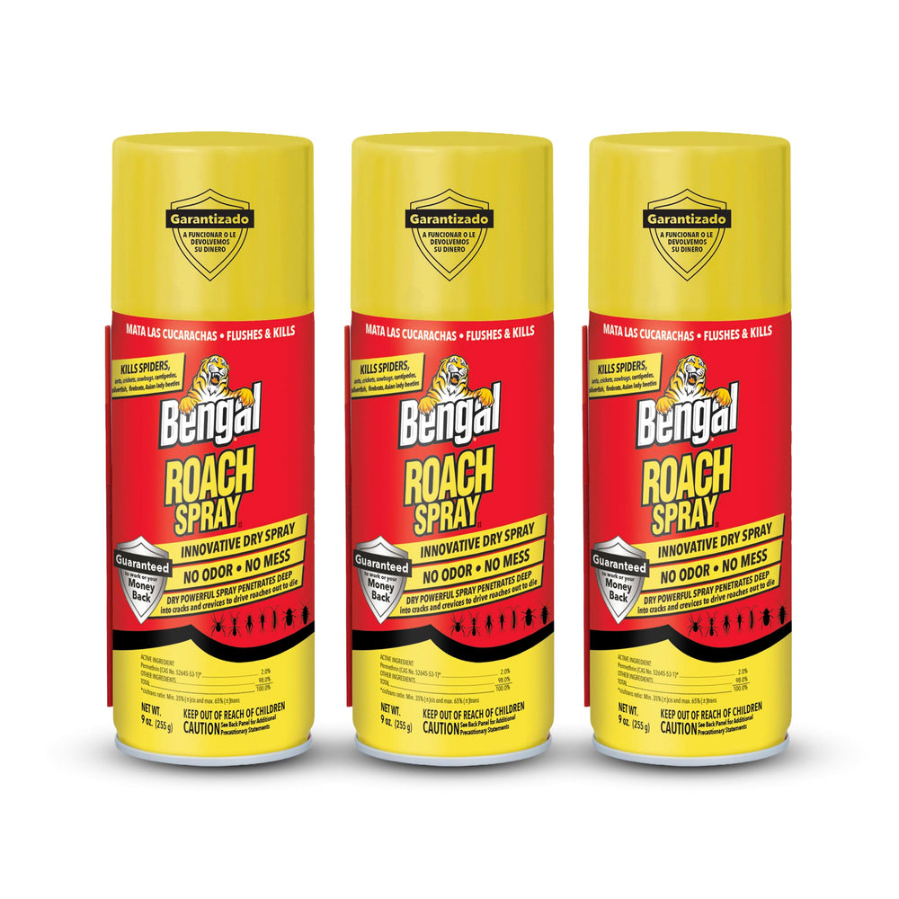 Bengal Roach Spray 9 oz can front view