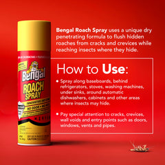 Bengal Roach Spray extension tube for targeted application