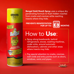Bengal Roach Spray with extension tube for precision application