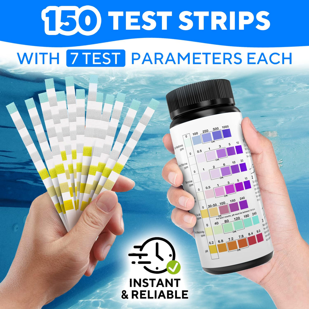 Benicci test strips for pool and spa water quality testing