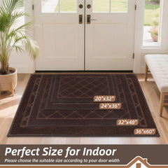 BEQHAUSE Dirt Trapper Door Mat 32" x 48" back view