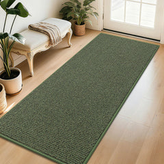 BEQHAUSE Dirt Trapper Door Mat 32" x 72" green front view