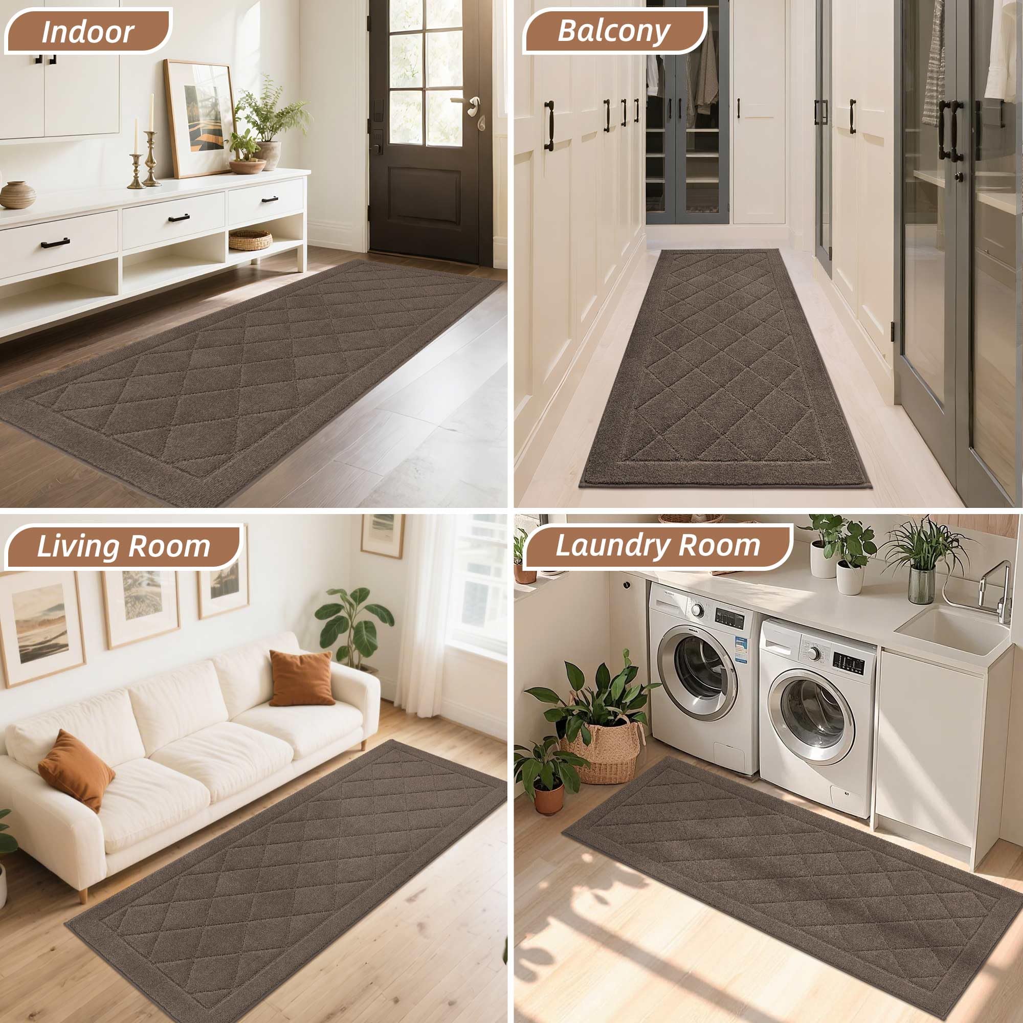 BEQHAUSE Dirt Trapper Door Mat after washing