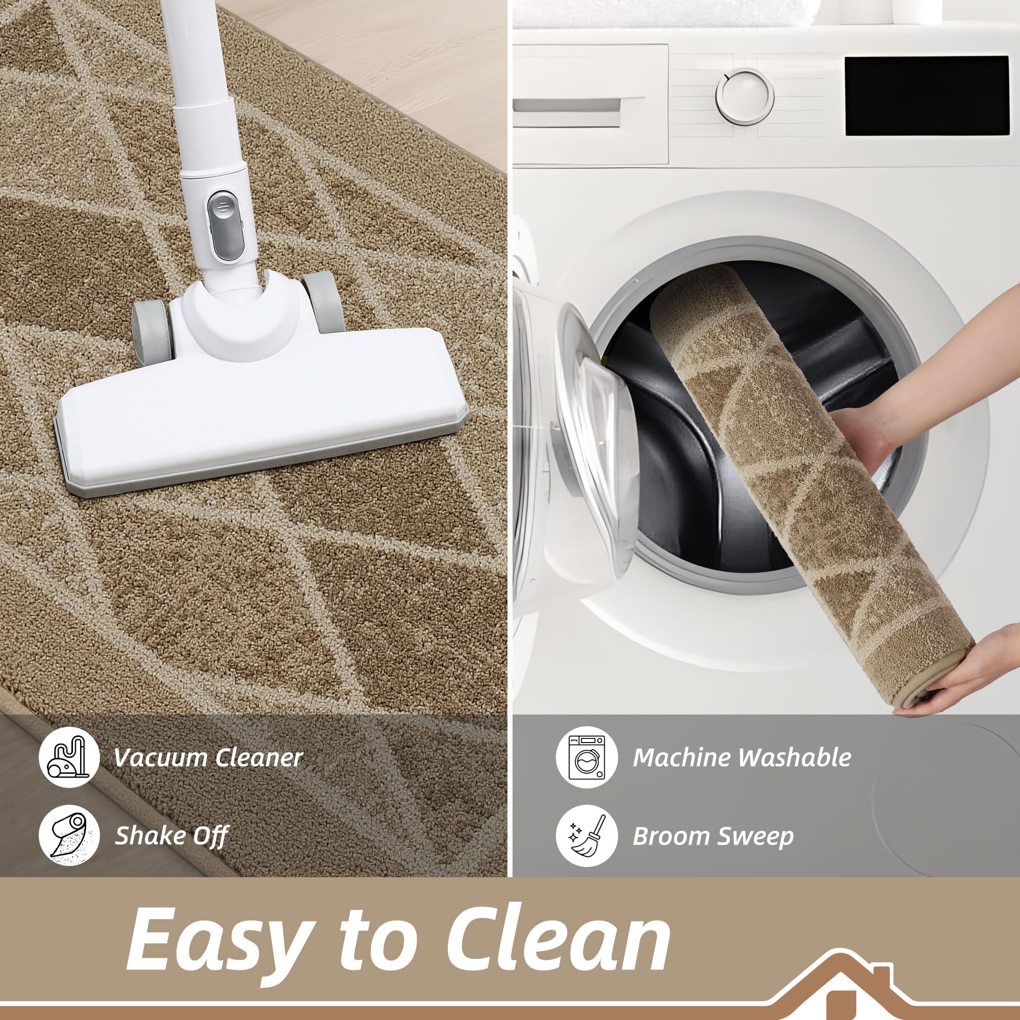 BEQHAUSE Dirt Trapper Door Mat dimensions measurement