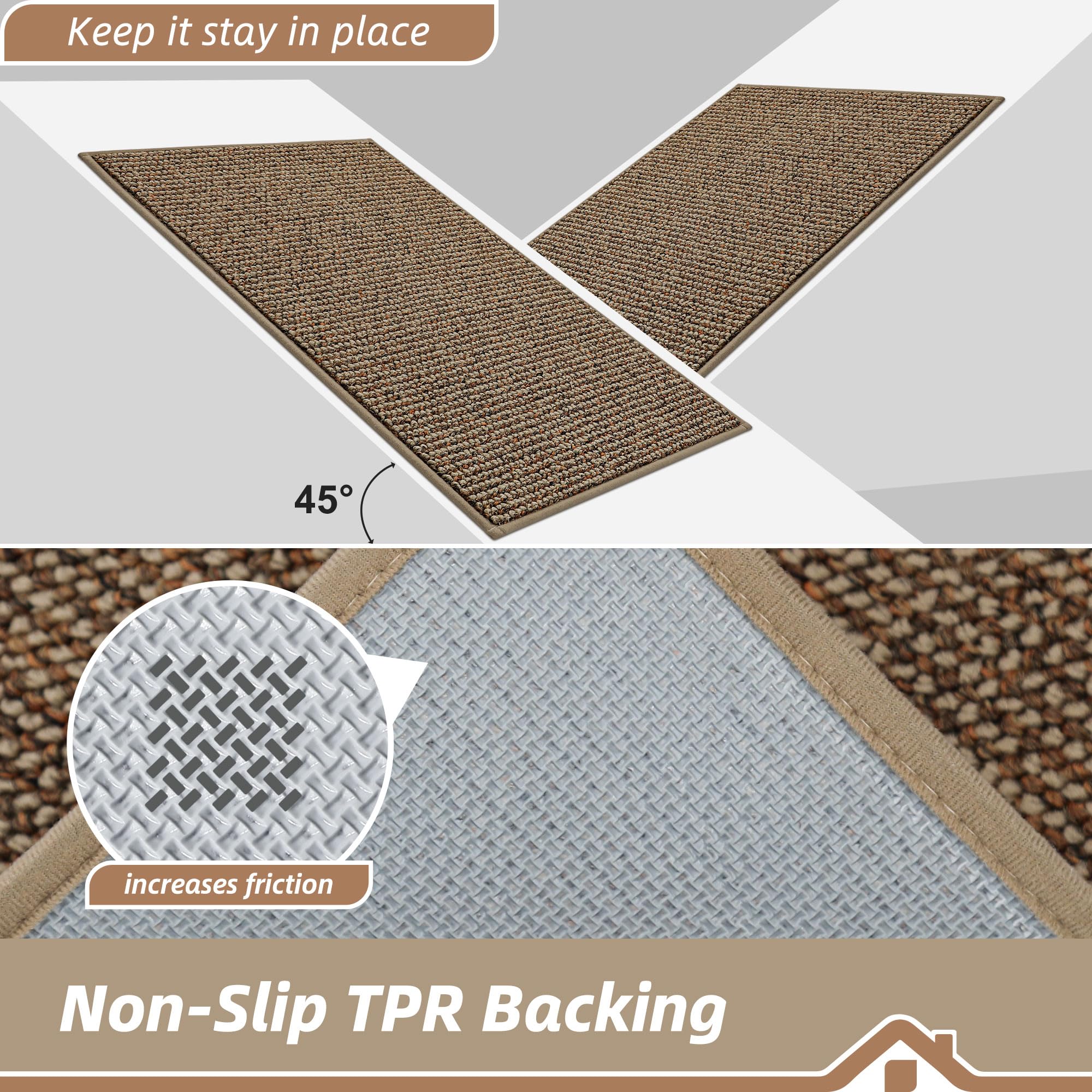 BEQHAUSE Dirt Trapper Door Mat easy to clean with a hose