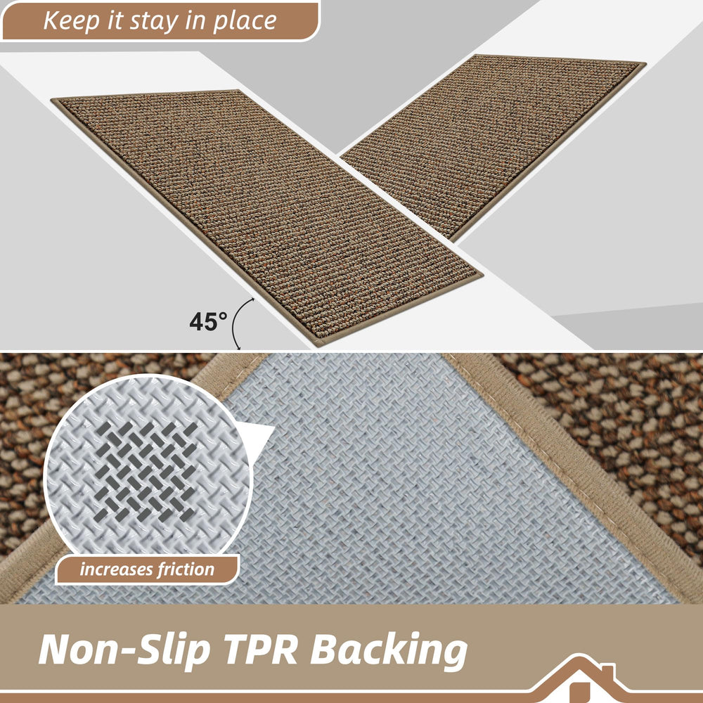 BEQHAUSE Dirt Trapper Door Mat easy to clean with a hose
