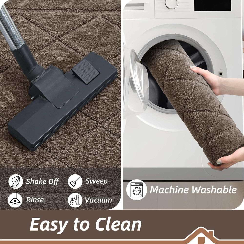 BEQHAUSE Dirt Trapper Door Mat folded showing packaging