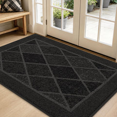 BEQHAUSE Dirt Trapper Door Mat front view dark grey