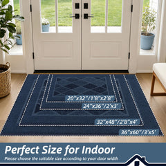 BEQHAUSE Dirt Trapper Door Mat geometric pattern close-up