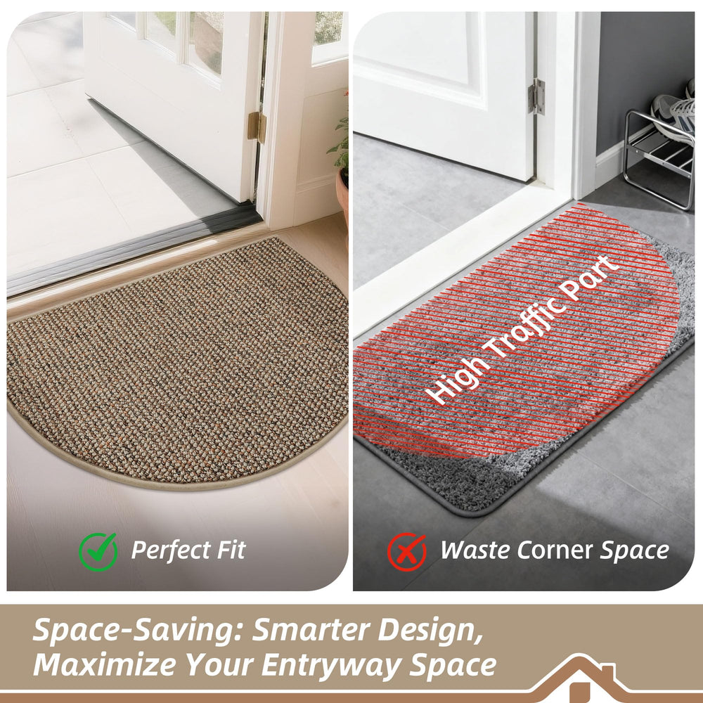 BEQHAUSE Dirt Trapper Door Mat in a modern home setting