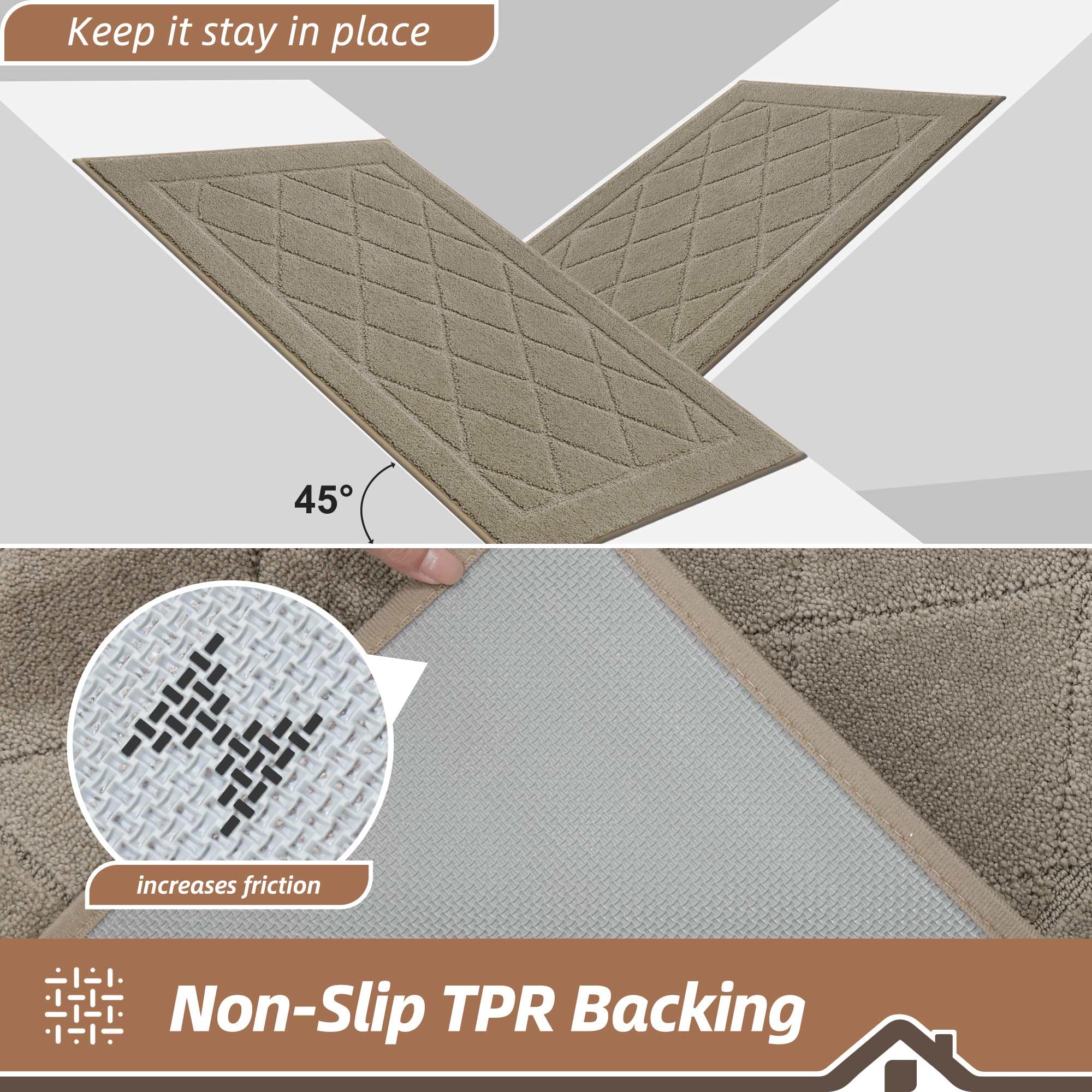 BEQHAUSE Dirt Trapper Door Mat in an entryway
