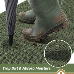 BEQHAUSE Dirt Trapper Door Mat in entryway setting