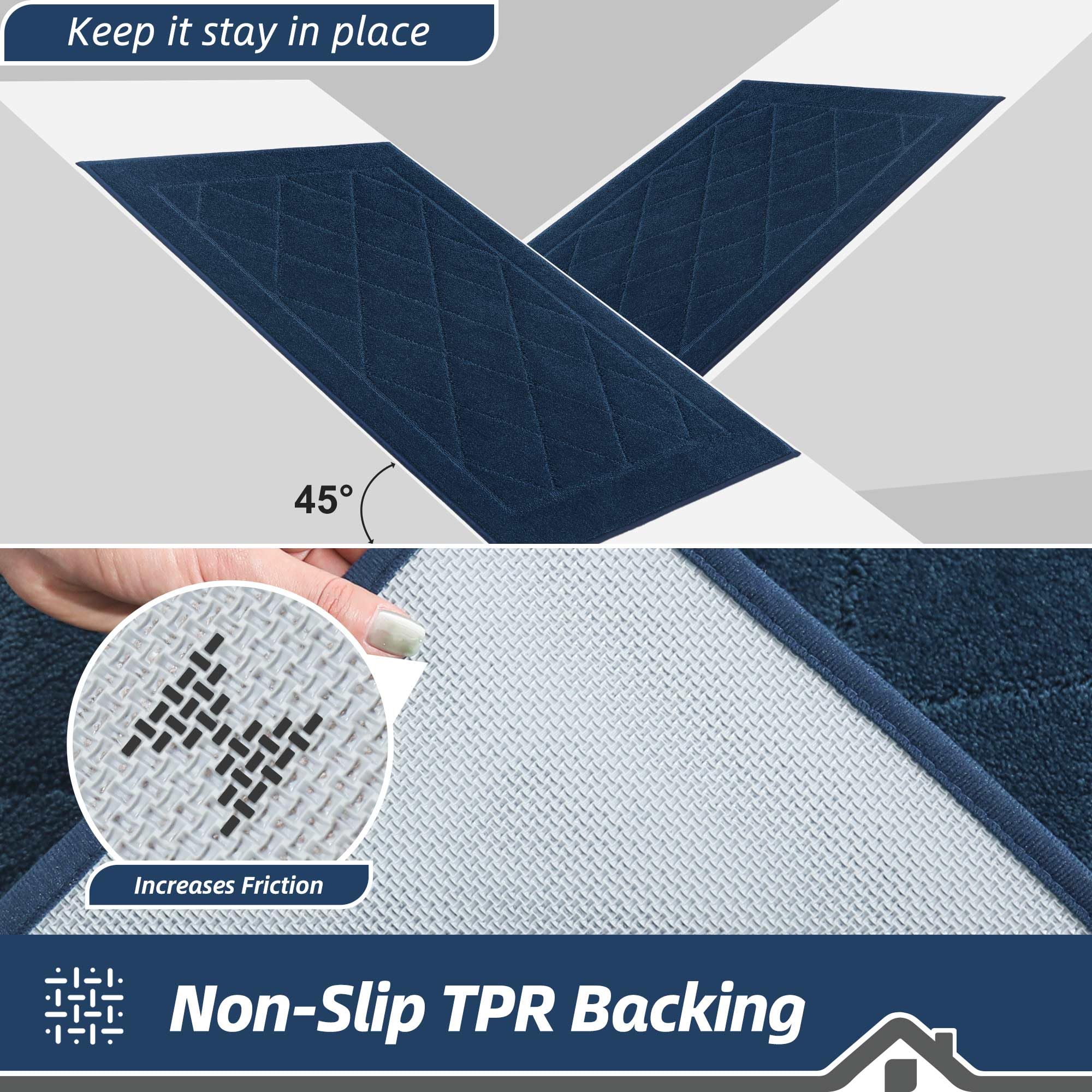 BEQHAUSE Dirt Trapper Door Mat in indoor entryway setting