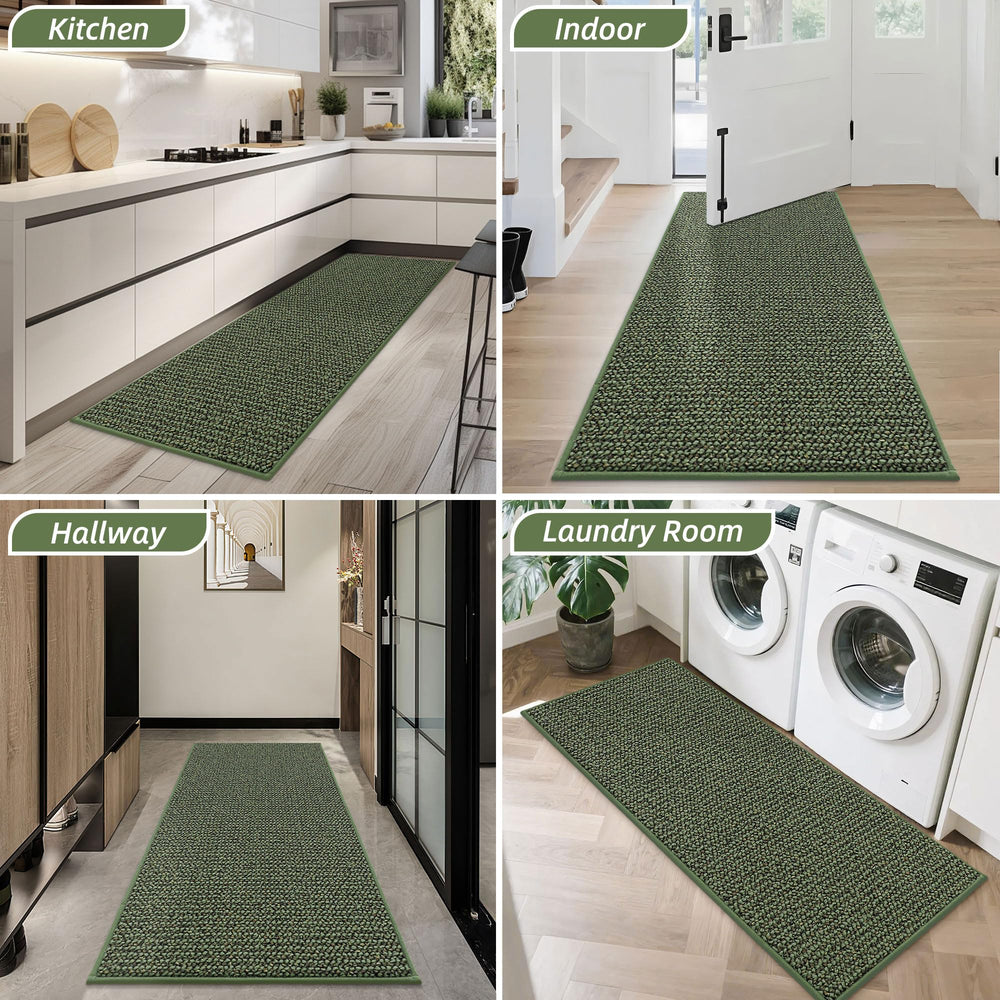 BEQHAUSE Dirt Trapper Door Mat on a dry floor