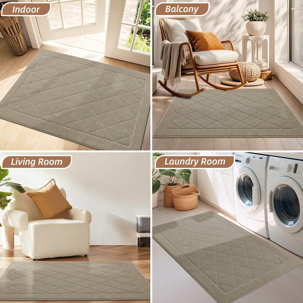 BEQHAUSE Dirt Trapper Door Mat packaging details