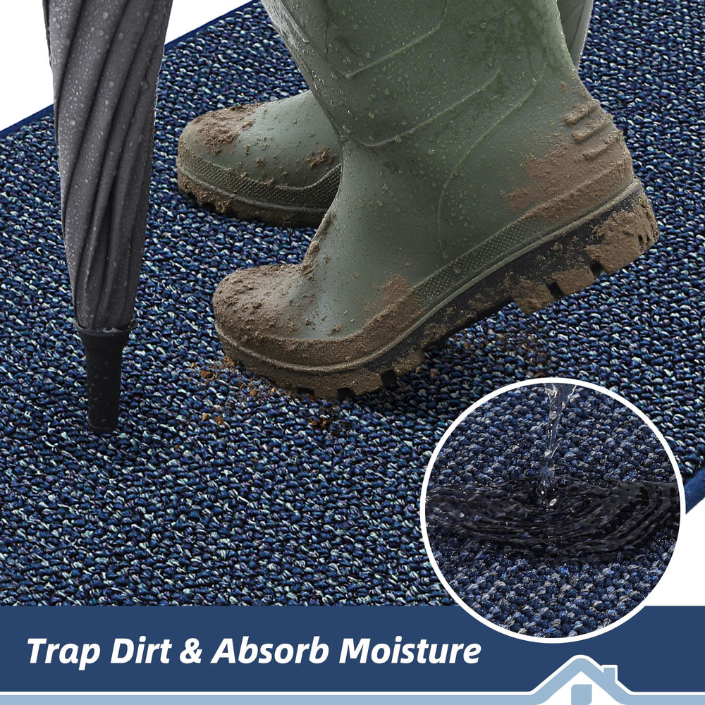 BEQHAUSE dirt trapper door mat placed at an entryway