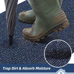 BEQHAUSE dirt trapper door mat placed at an entryway