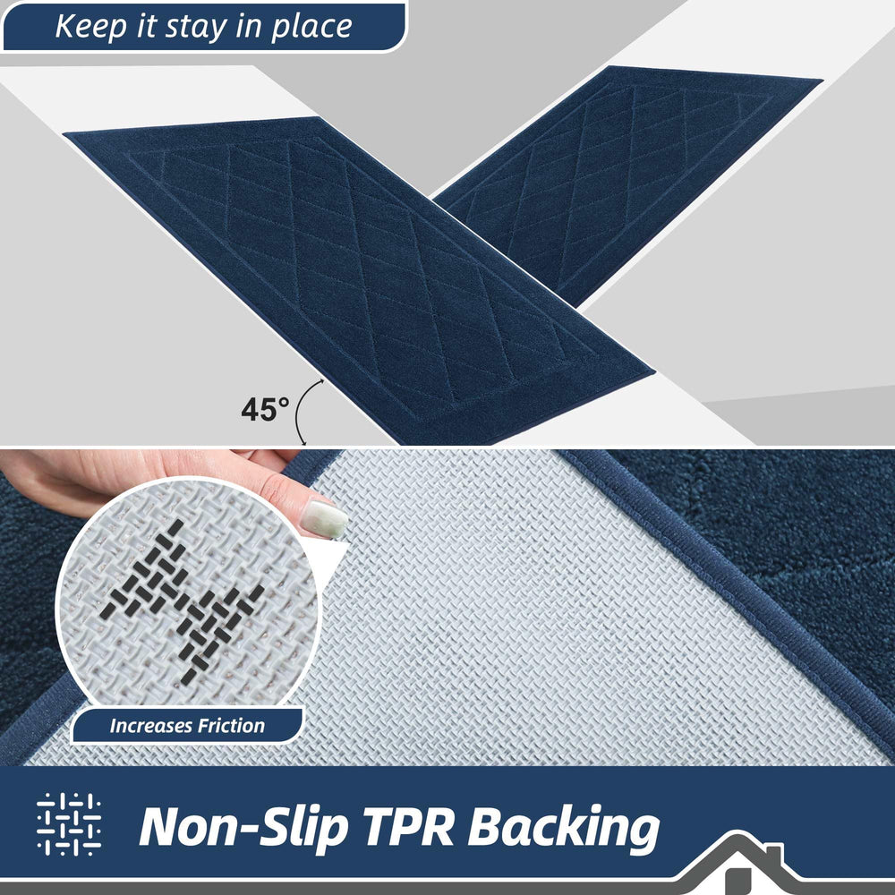 BEQHAUSE Dirt Trapper Door Mat rolled for packaging