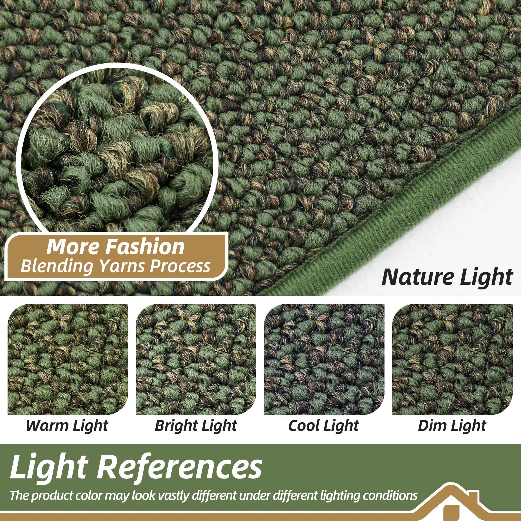 BEQHAUSE Dirt Trapper Door Mat rolled for packaging
