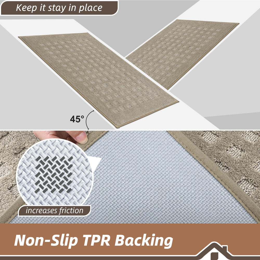 BEQHAUSE Dirt Trapper Door Mat rolled up for storage
