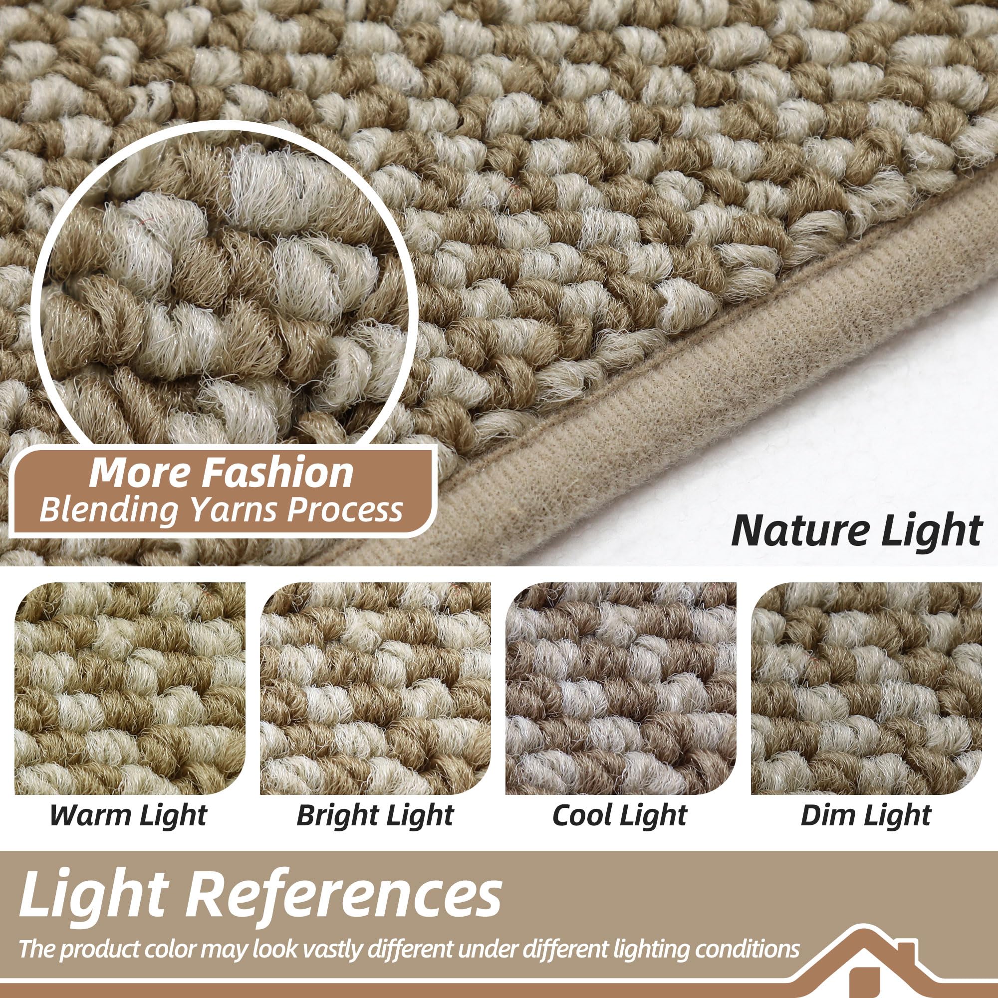 BEQHAUSE Dirt Trapper Door Mat rolled up for storage