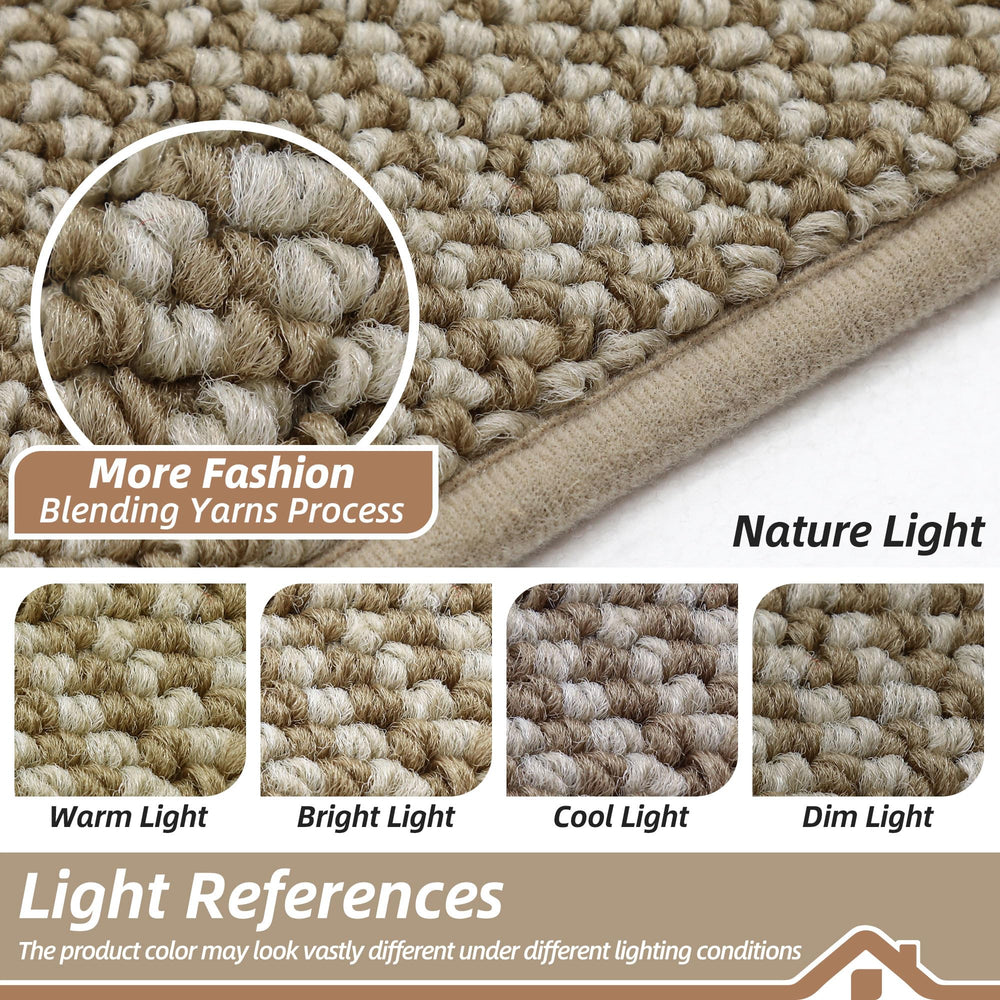 BEQHAUSE Dirt Trapper Door Mat rolled up for storage