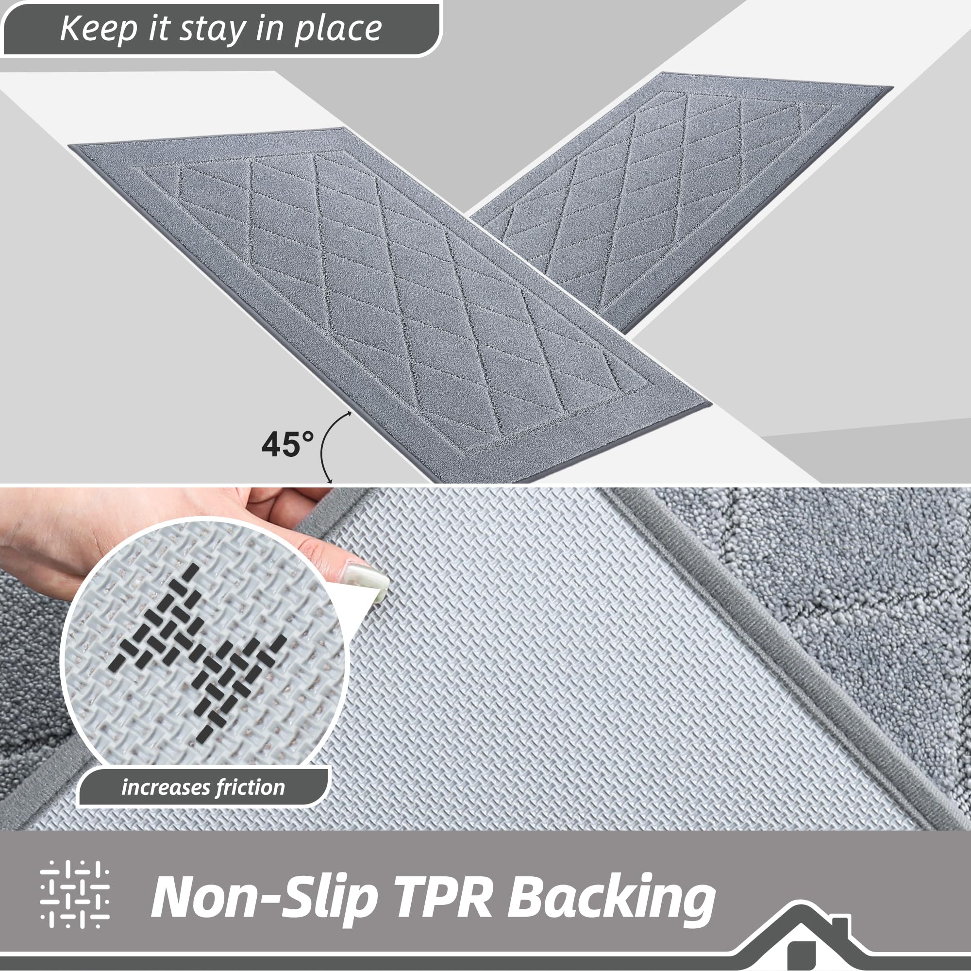 BEQHAUSE Dirt Trapper Doormat showing geometric design