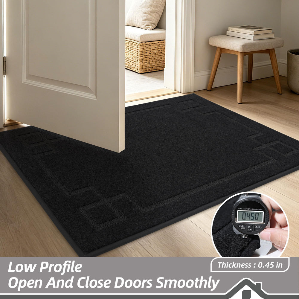 BEQHAUSE Door Mat in an entryway setting