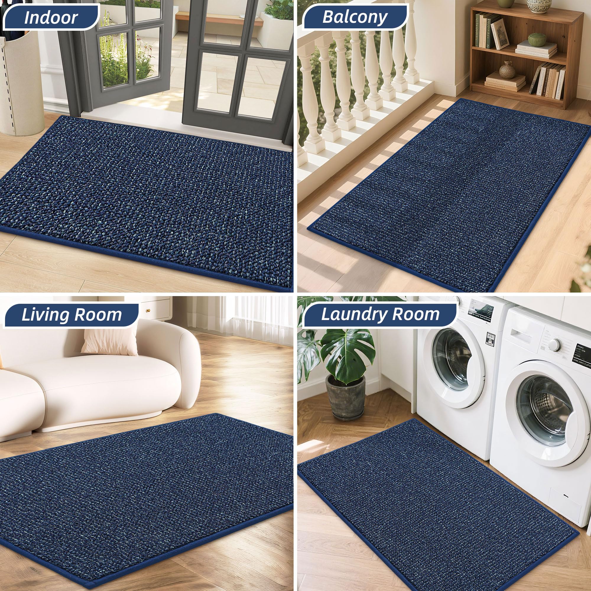 BEQHAUSE door mat in snowy conditions