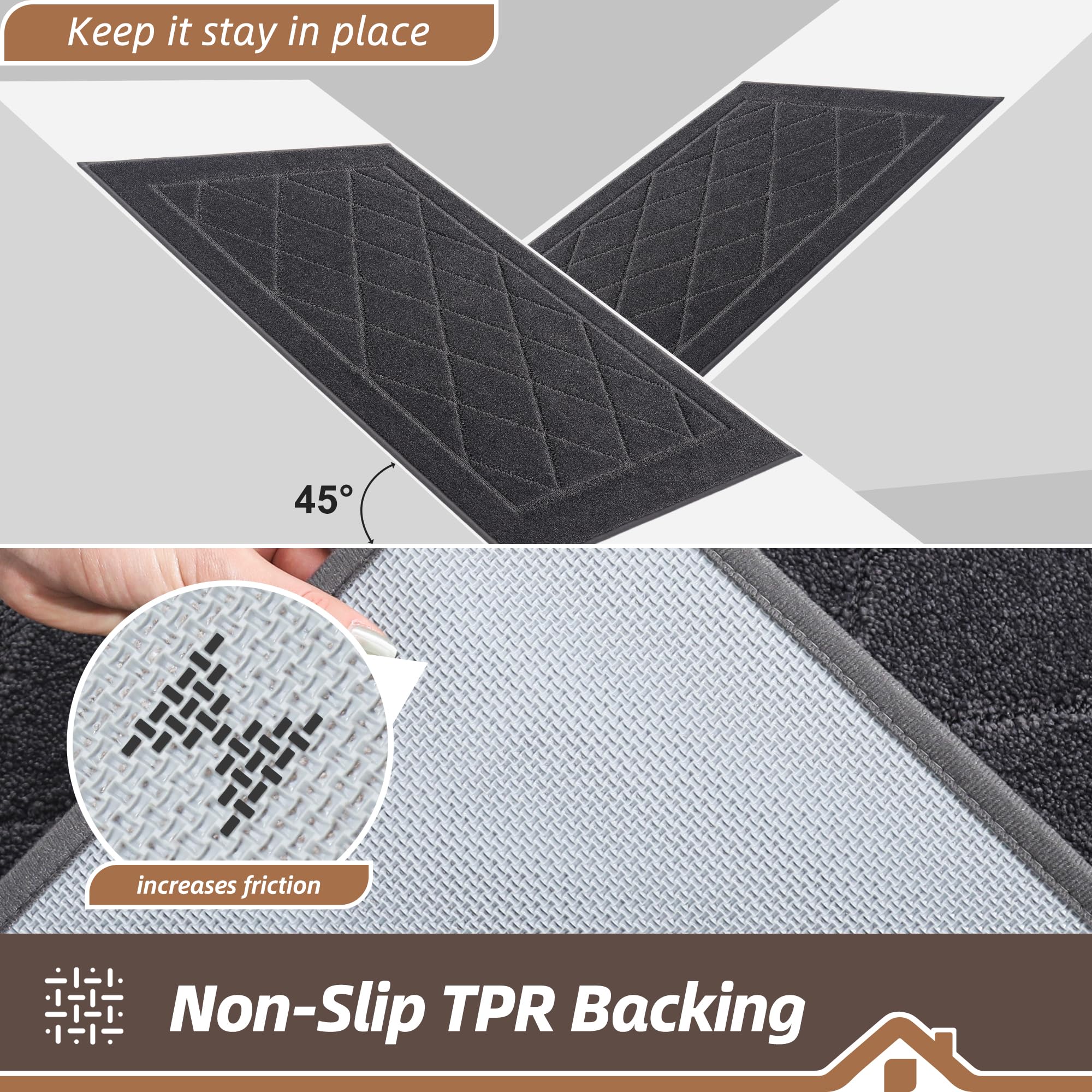 BEQHAUSE door mat rolled for packaging