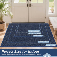 BEQHAUSE door mat showing non-slip backing