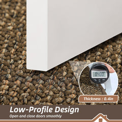 BEQHAUSE Door Mat with dirt and moisture trapped