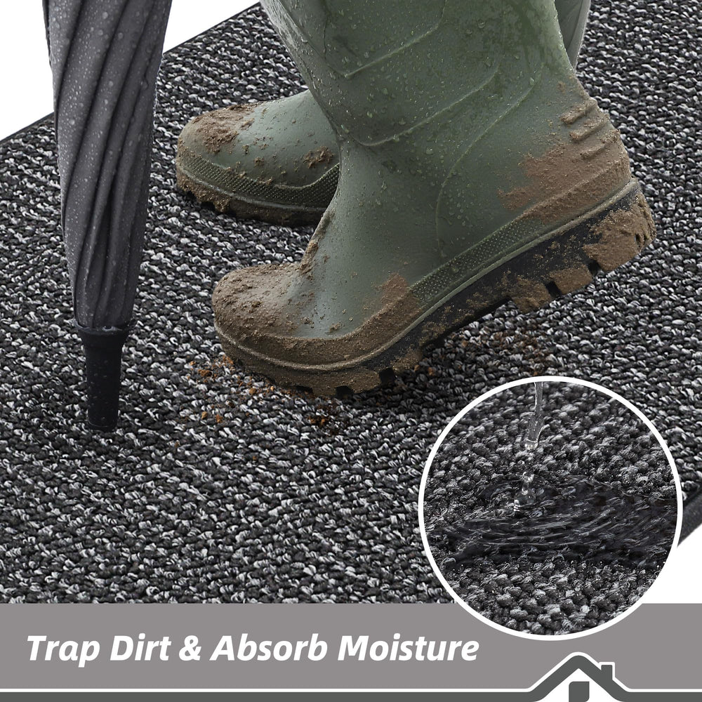BEQHAUSE doormat showing dirt trapping feature