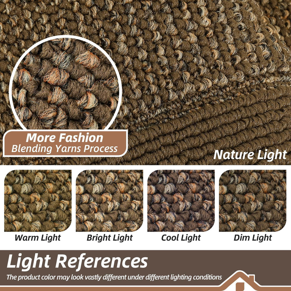 BEQHAUSE Indoor Door Mat 24" x 60" folded showing creases