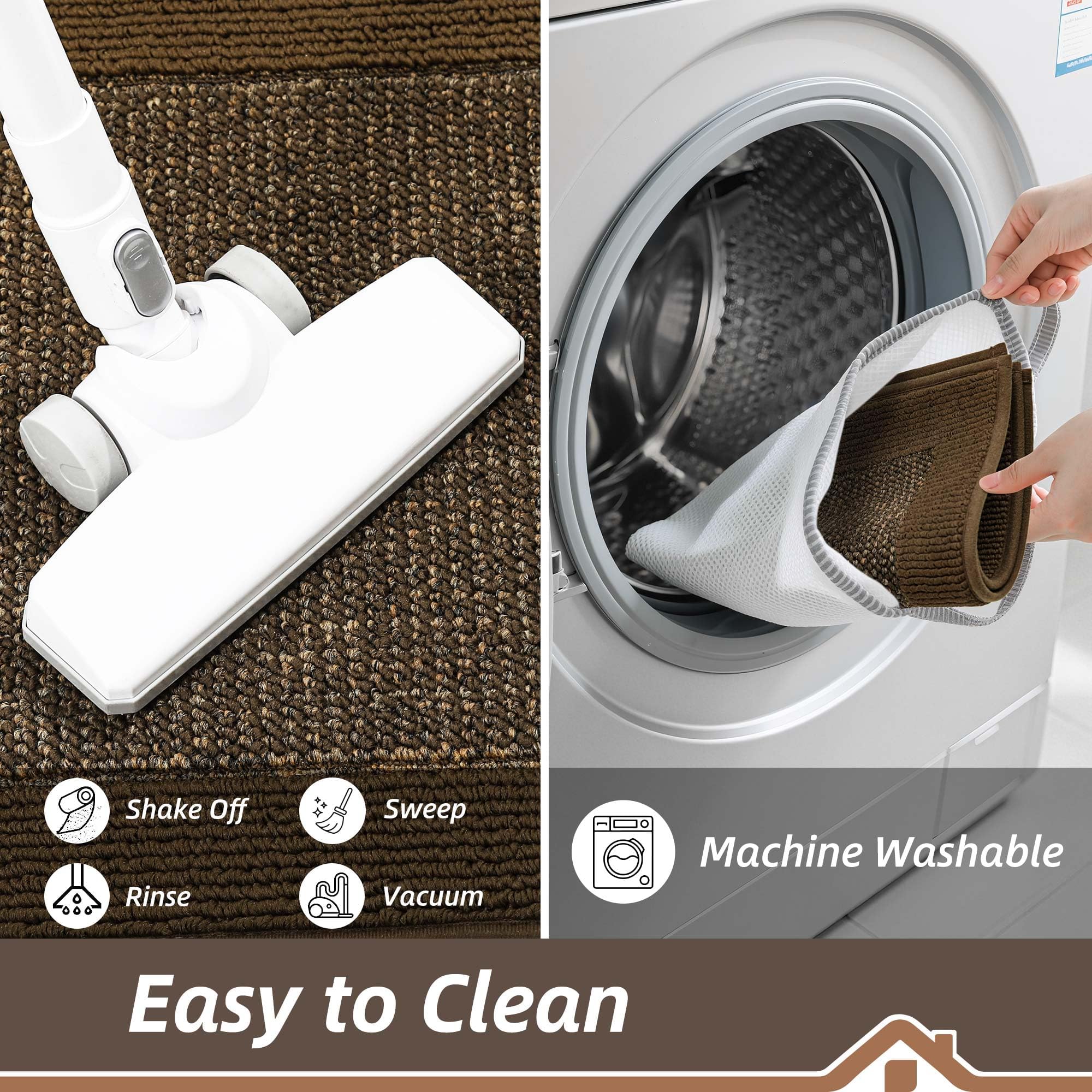 BEQHAUSE Indoor Door Mat cleaning instructions
