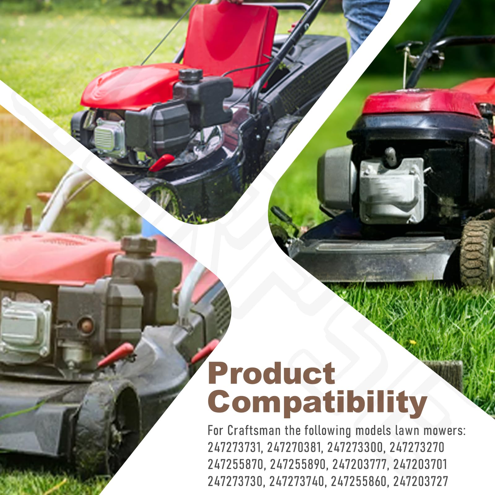 BERPSE Deck Brake Arm Kit being installed on a Craftsman mower