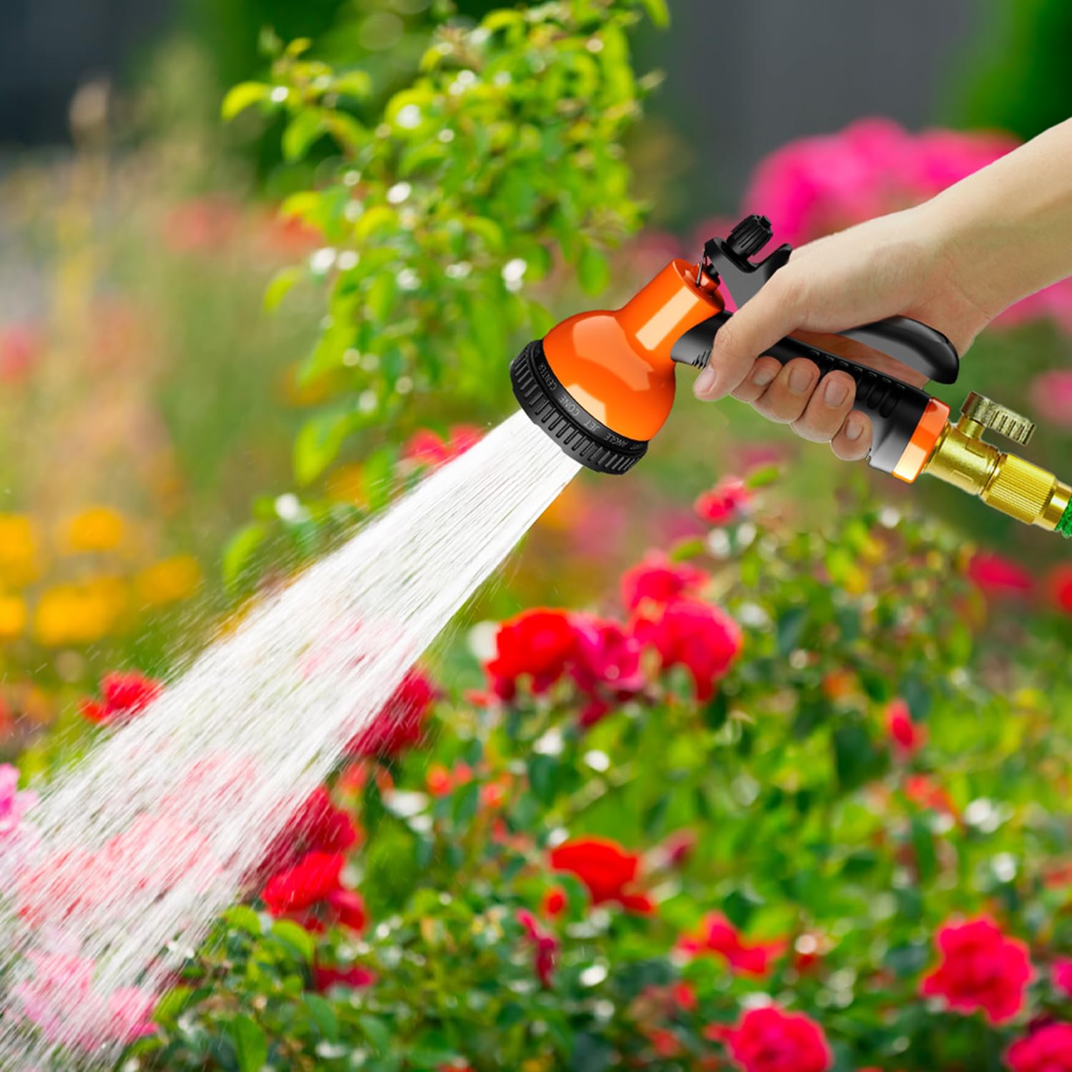 Besiter Garden Hose Nozzle displaying its heavy-duty construction