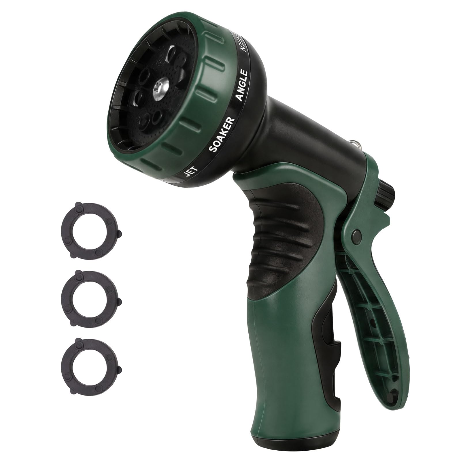 Besiter Garden Hose Nozzle front view in green