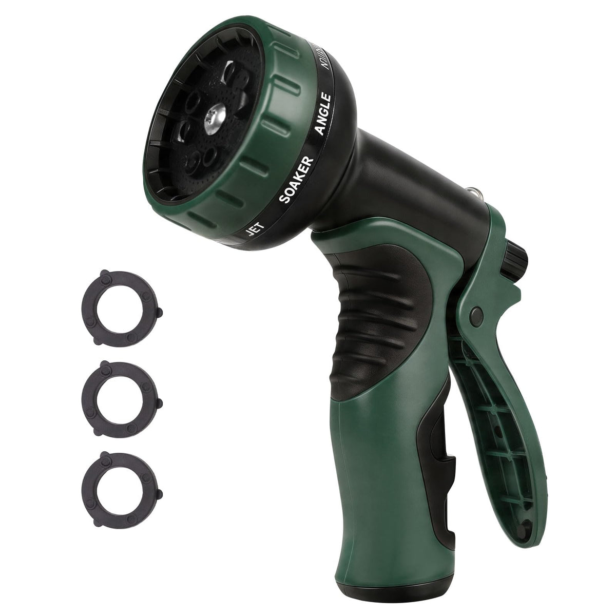 Besiter Garden Hose Nozzle front view in green