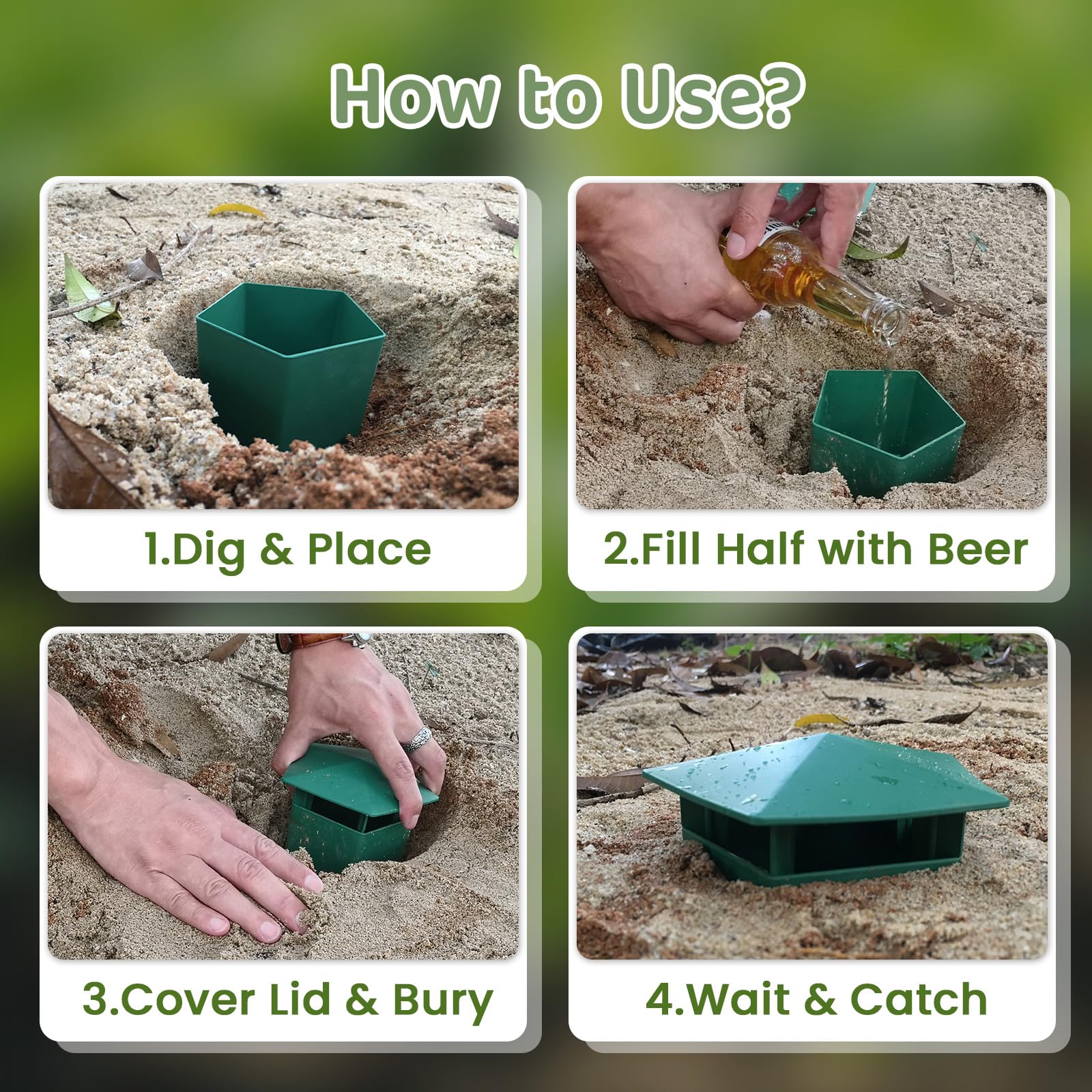 Beslands Plastic Box in garden setting