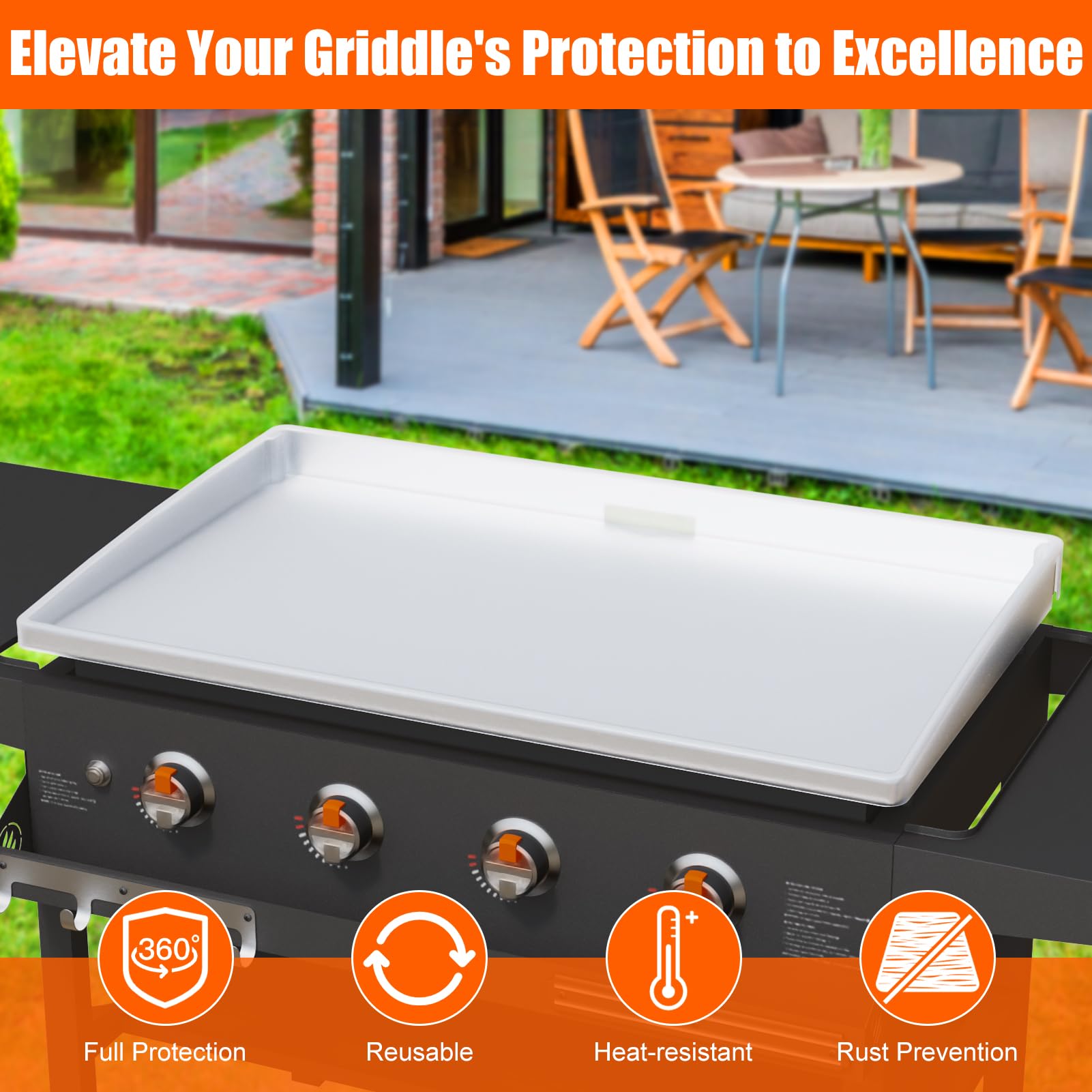 BESSIO silicone griddle mat being washed with soap and water
