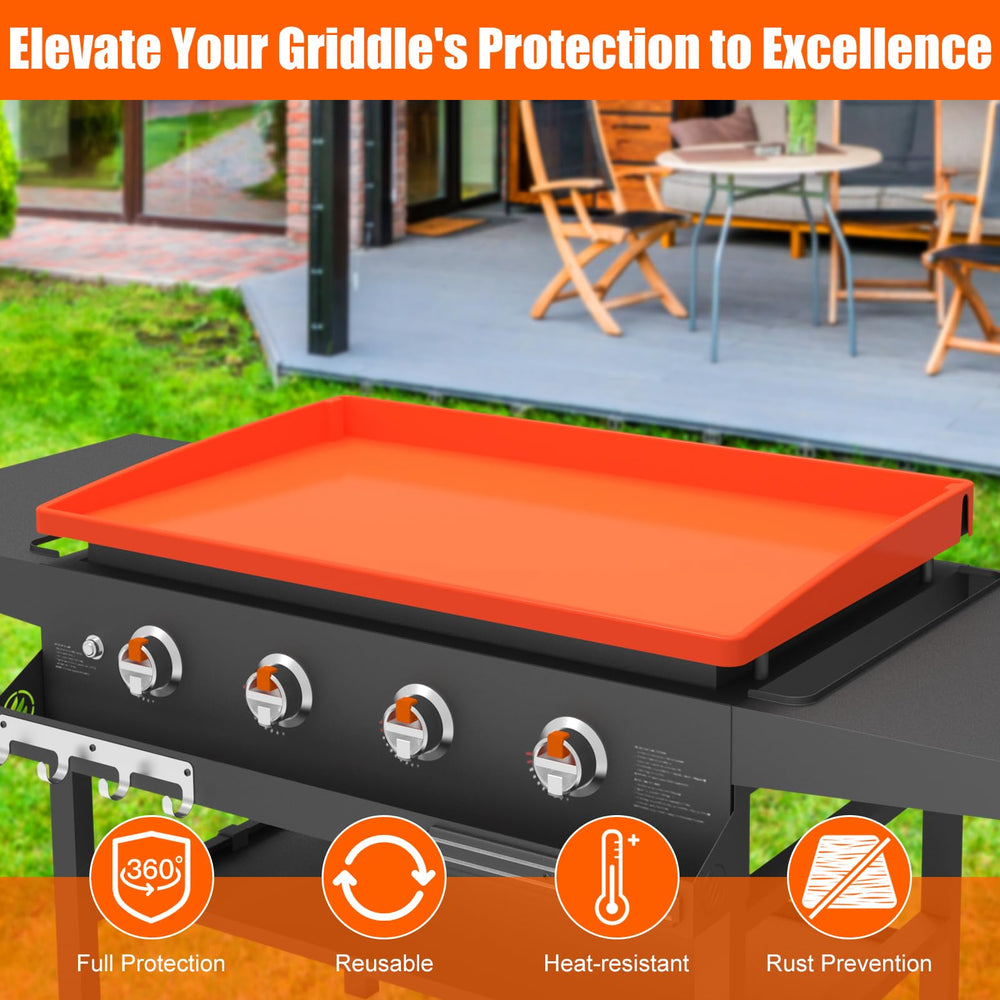 BESSIO Silicone Griddle Mat with close-up of material
