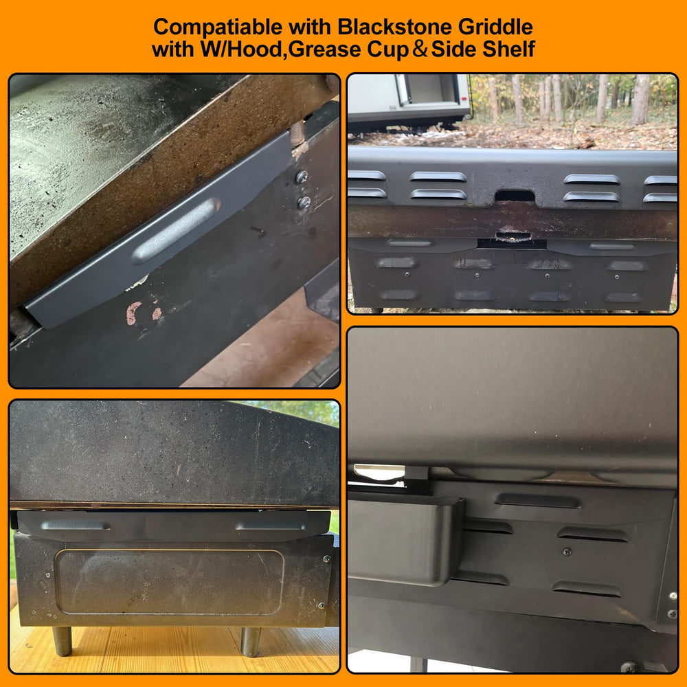 BESSTY Black Wind Guards with dimensions shown