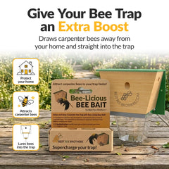 Best Bee Brothers Carpenter Bee Bait 10 mL squeeze tube side view