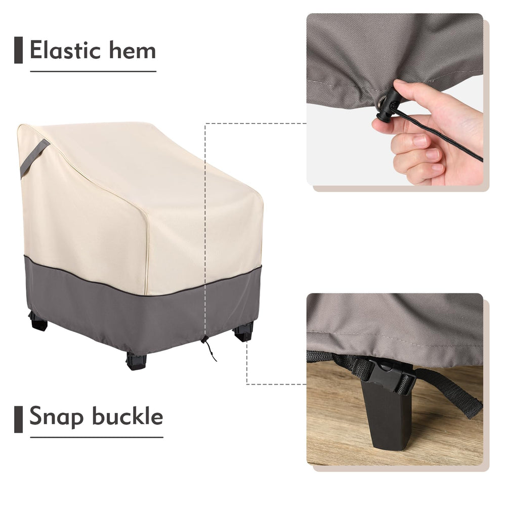 Bestalent chair cover on patio swivel chair