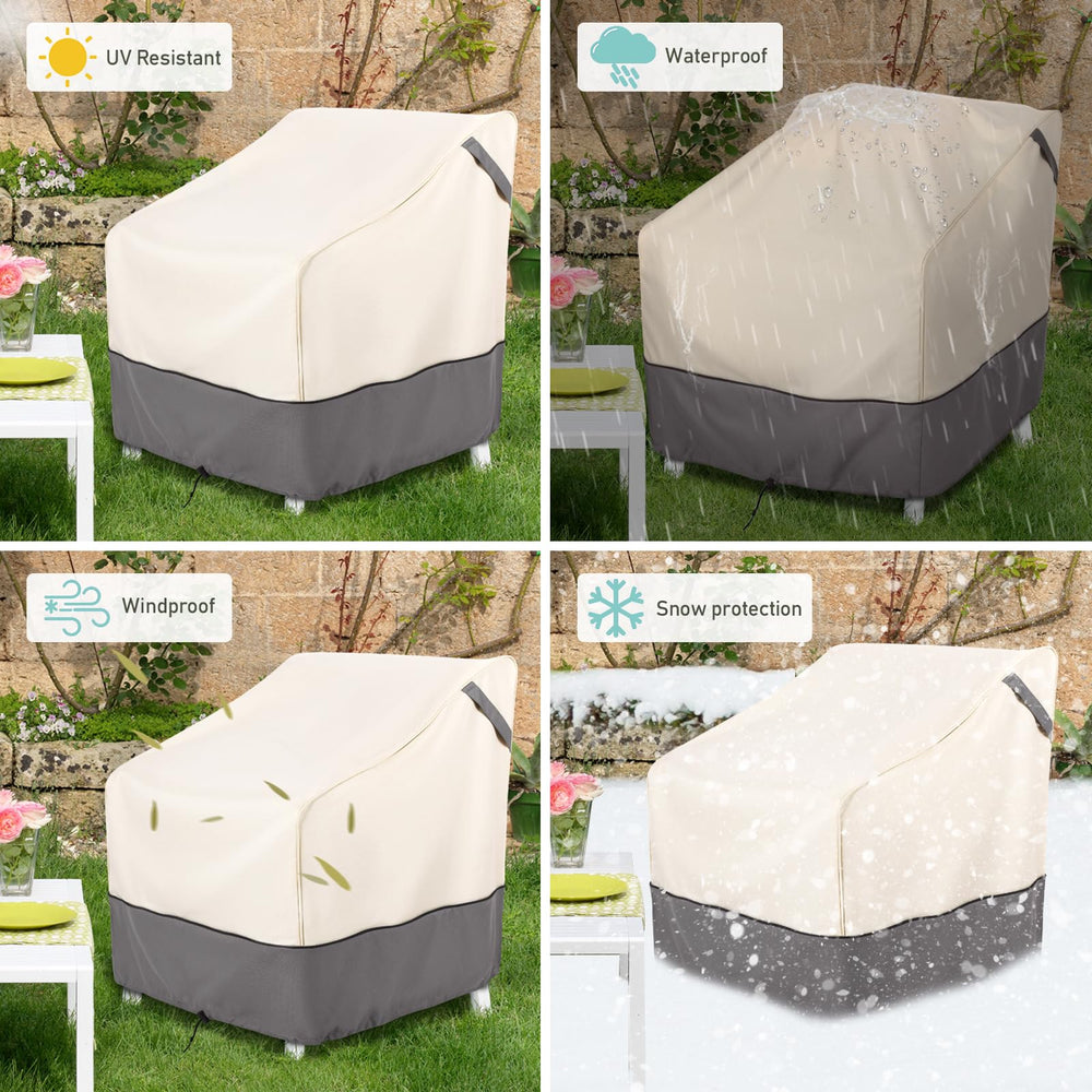 Bestalent patio chair cover easy installation handles