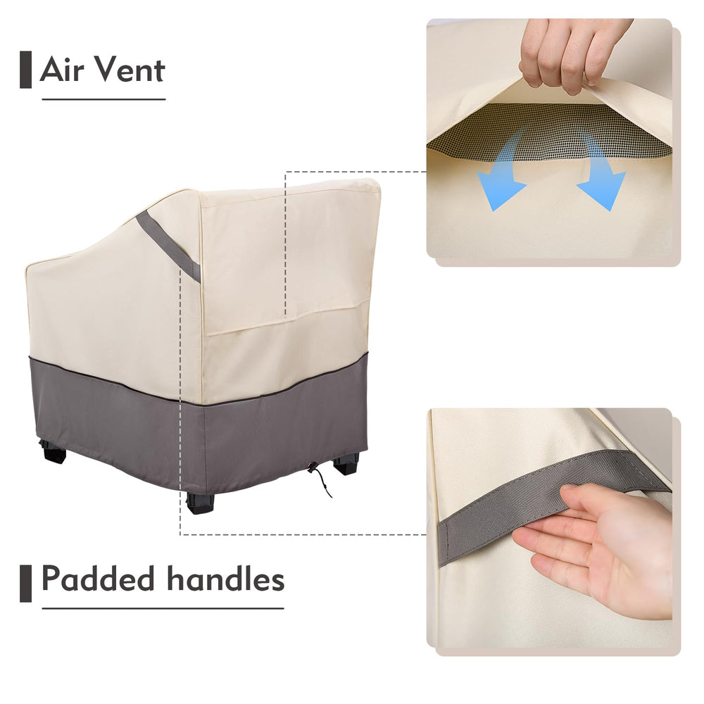 Bestalent waterproof cover with breathable mesh vents