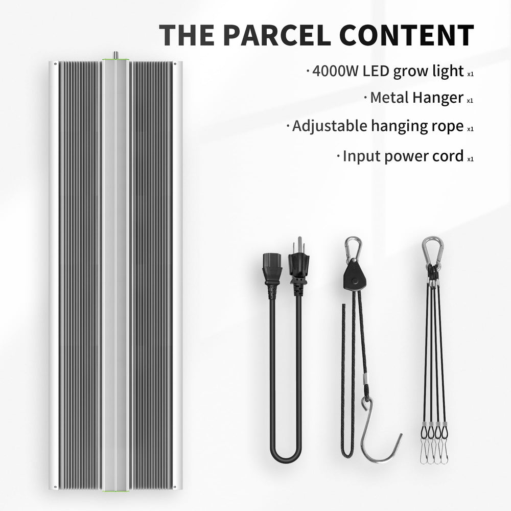 BESTVA BP2000 grow light showing heat sink design