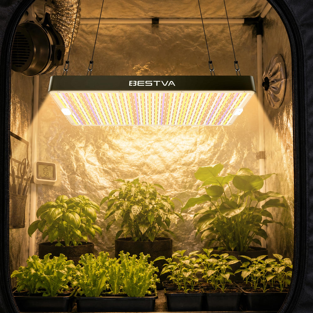 BESTVA DC3000 Grow Light close-up of high-quality LEDs