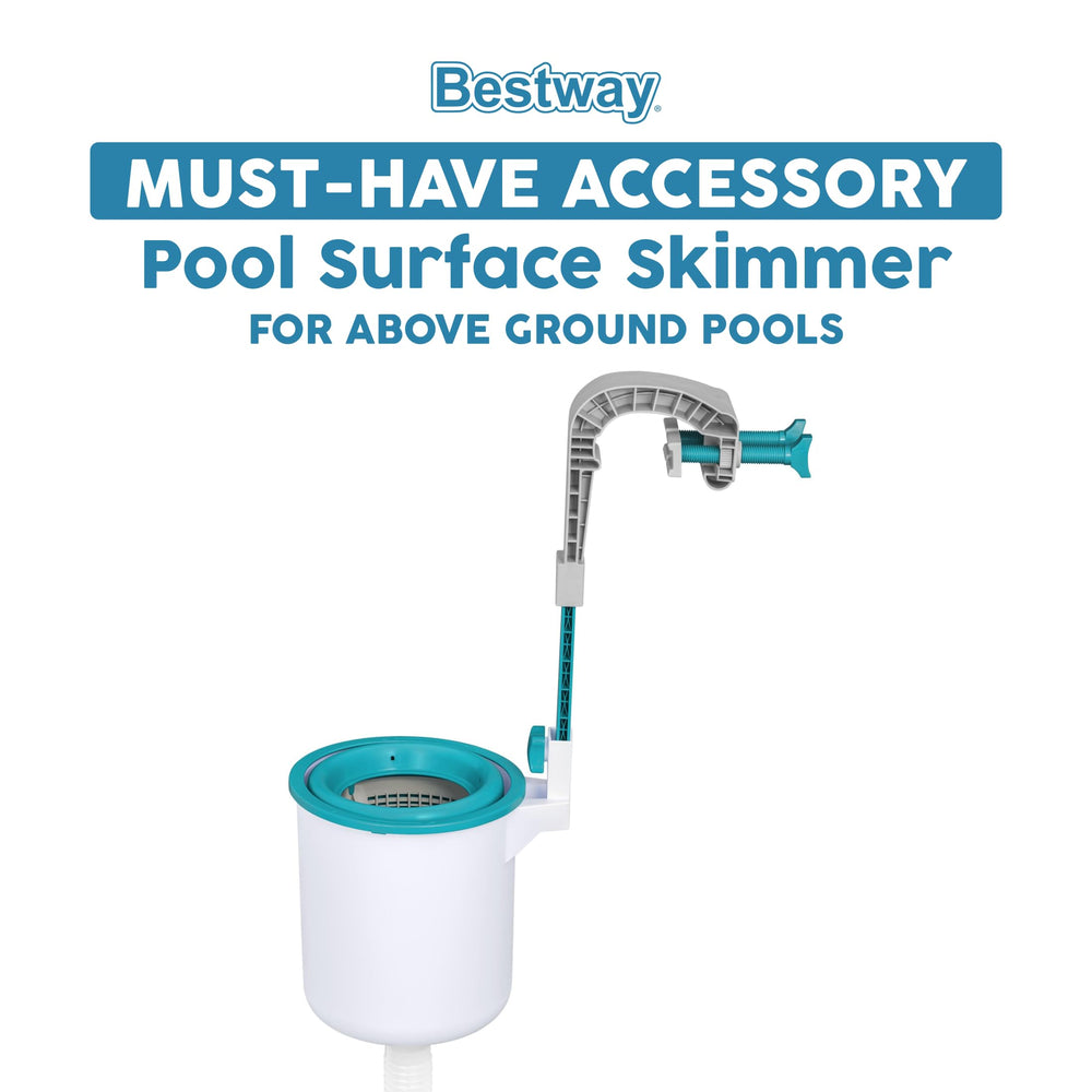 Bestway Flowclear skimmer attached to pool wall